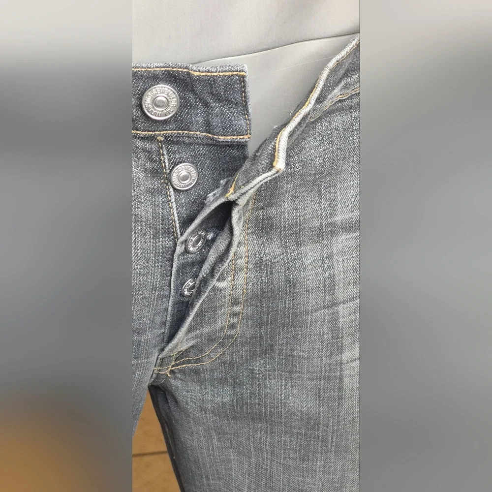 7 For All Mankind Men's Relaxed Fit Jeans in Gray - Picture 8 of 11